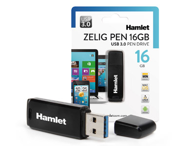 Hamlet Zelig Pen Usb 3.0 pen drive 16 gb