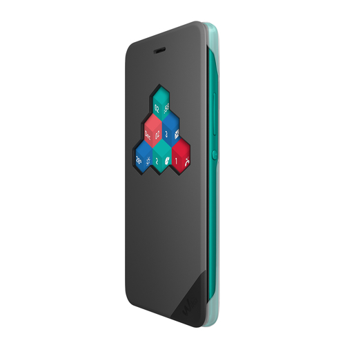 Wiko WiCUBE custodia per cellulare Custodia a libro Grigio