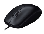 LOGITECH - Logitech LGT-M90, Ambidestro, Ottico, USB tipo A, 1000 DPI, Nero