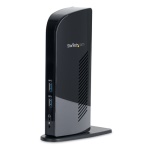 Startech.Com - StarTech.com Docking station Universale USB3.0 per laptop DVI HDMI - Dual-Monitor con Ethernet audio, Cablato, USB 3.2 Gen 1 (3.1 Gen 1) Type-B, 3,5 mm, USB tipo A, 10,100,1000 Mbit/s, IEEE 802.3,IEEE 802.3ab,IEEE 802.3u