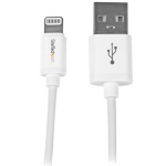 Startech.Com - StarTech.com Cavo Connettore Lightning 8-pin Apple a USB di tipo Slim per iPhone / iPod / iPad da 1m - Bianco, 1 m, Lightning, USB A, Maschio, Maschio, Bianco