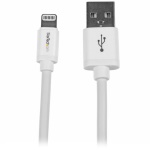 Startech.Com - StarTech.com Cavo lungo connettore lightning a 8 pin Apple bianco da 2 m a USB per iPhone / iPod / iPad, 2 m, Lightning, USB A, Maschio, Maschio, Bianco