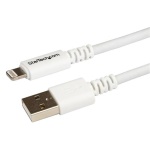 Startech.Com - StarTech.com Cavo connettore lungo Lightning a 8 pin Apple a USB per iPhone / iPod / iPad bianco da 3 m, 3 m, Lightning, USB A, Maschio, Maschio, Bianco