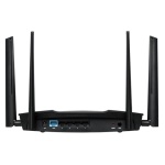 Edimax - Edimax RG21S, Wi-Fi 5 (802.11ac), Dual-band (2.4 GHz/5 GHz), Collegamento ethernet LAN, Nero, Router da tavolo