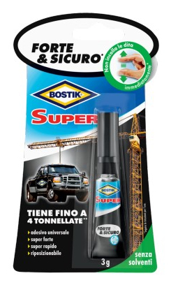 Collante Uhu Bostik 65156 Superforte Trasparente