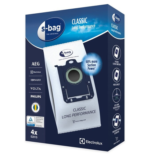 Electrolux E201S A cilindro Sacchetto per la polvere