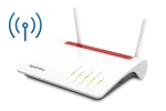 AVM - FRITZ! Box 6890 LTE, Wi-Fi 5 (802.11ac), Dual-band (2.4 GHz/5 GHz), Collegamento ethernet LAN, 3G, Rosso, Bianco, Router portatile