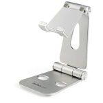 Startech.Com - StarTech.com Supporto Universale per Smartphone e Tablet - Multi-Angolo - Piegovele, Telefono cellulare/smartphone, Tablet/UMPC, Supporto multimediale, Scrivania, Argento