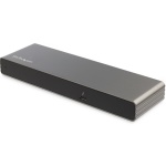 StarTech.com Thunderbolt 3 Dock - Doppio monitor 4K 60Hz TB3 Laptop Docking Station con DisplayPort, HDMI e VGA 1080p - Power Delivery e ricarica 85W - 2x USB-A, Ethernet - Mac e Windows