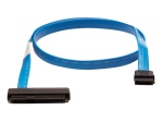 Hpe - Hewlett Packard Enterprise P06307-B21, Mini-SAS, Mini-SAS, Dritto, Dritto, Maschio/Maschio, Blu