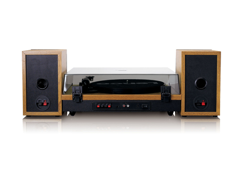 Lenco LS-300 Giradischi con trasmissione a cinghia Nero, Legno
