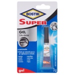 Uhu Bostik - Bostik Super Gel Istantaneo 3g, Gel, Adesivo per contatto, Stick, 3 g