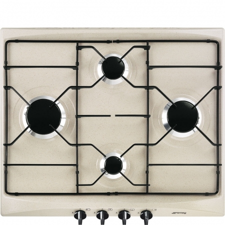 Smeg S264AV2 piano cottura Beige Da incasso Gas 4 Fornello(i)