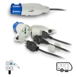 FANTON - Adattatore elettrico Fanton 73020 Convertspina Grigio e Blu Grigio e B