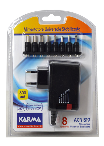 Karma Italiana ACR 519 adattatore e invertitore Interno Nero