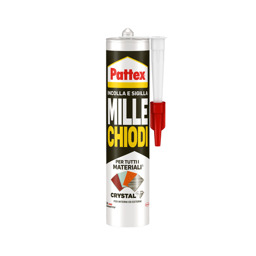 Pattex Millechiodi Crystal Cartuccia 290g