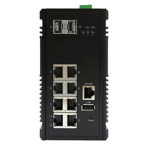 Edimax IGS-5208 switch di rete Gestito Gigabit Ethernet (10/100/1000) Nero