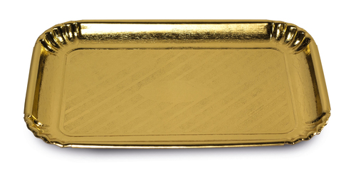 Guardini 3x Vassoio cartoncino 23x31cm Oro