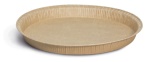 Guardini - Guardini Stampo crostata 25 x 3 cm 2 pz, Stampo per torta, Rotondo, Superficie scanalata, 220 °C, Marrone, Carta