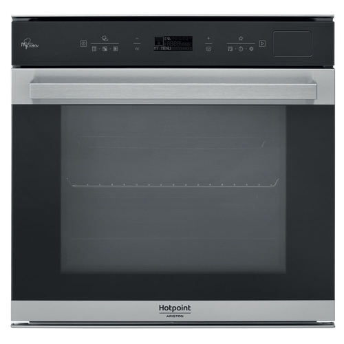 Hotpoint FI7 S8C1 SH IX HA forno 73 L A+ Nero, Acciaio satinato