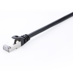 V7 - V7 Cavo di rete schermato CAT6 STP 01M Nero, 1 m, Cat6, S/FTP (S-STP), RJ-45, RJ-45
