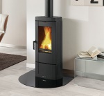 Nordica - Stufa legna Nordica CANDY 4.0 Nero