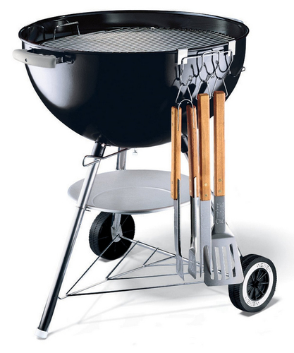 Ganci barbecue Weber 7401 Cromo lucido Cromo lucido