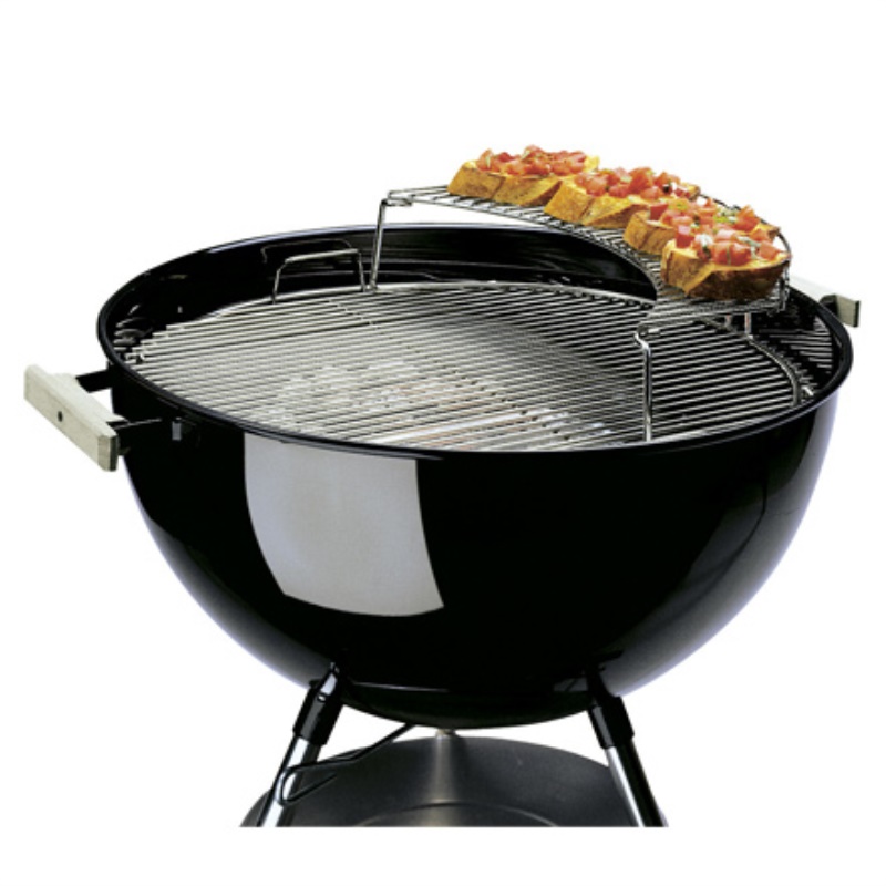 Griglia barbecue Weber 8417 Scaldavivande Cromo lucido Cromo lucido