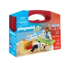 Playmobil - Playmobil City Life Carry case Veterinario, Ragazza, 4 anno/i, Multicolore, Plastica