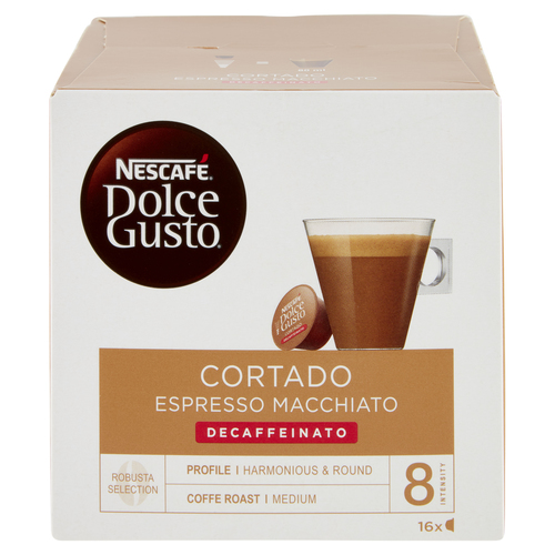 Nescafé Cortado Decaffeinato Capsule caffè 16 pz