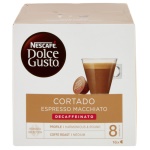 Dolce Gusto - Nescafé Cortado Decaffeinato, Capsule caffè, Espresso, Dolce Gusto, 16 tazze, 16 pezzo(i)