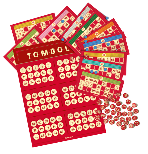 Gioco Clementoni 16557 TOMBOLA 48 cartelle