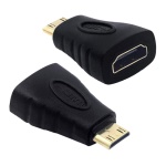 Techly - Techly Adatattore da HDMI a mini HDMI tipo C F/M (IADAP HDMI-MC), Mini HDMI, HDMI, Nero