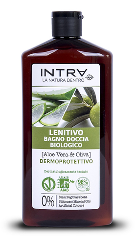 Intra Aloe Vera & Oliva Bagno Doccia Biologico Lenitivo 400ml