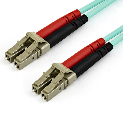 StarTech.com Cavo Fibra Ottica patch Multimodale LC a LC Duplex 50/125 OM4 - 15m