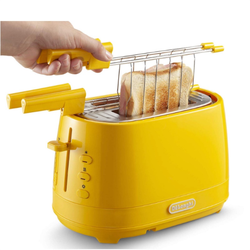 DeLonghi CTLAP2203.Y 2 fetta/e 550 W Giallo