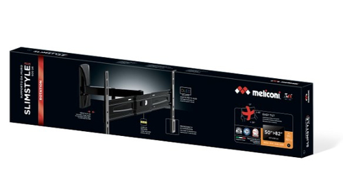 SLIMSTYLE PLUS 600 SR Supporto monitor parete Meliconi Slimstyle Supproto a muro SlimStyle 6