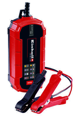 Einhell CE-BC 2 M Caricabatteria per veicolo 12 V Nero, Rosso