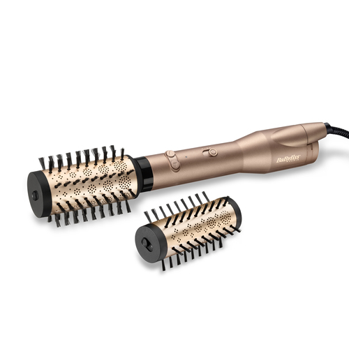 BaByliss Big Hair Dual – Gold Edition Spazzola ad aria calda Caldo Oro 650 W 2,5 m