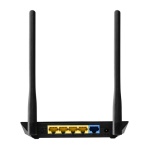 Edimax - Edimax N300, Wi-Fi 4 (802.11n), Banda singola (2.4 GHz), Collegamento ethernet LAN, Nero, Router da tavolo