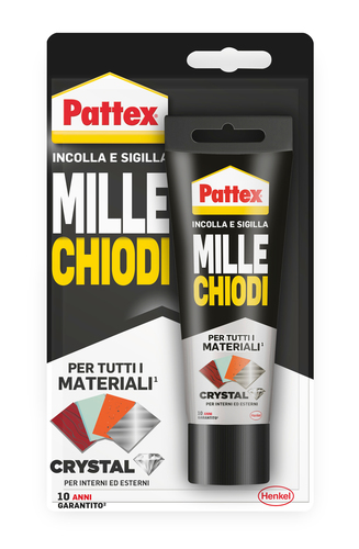 Colla montaggio Pattex 2449235 MILLE CHIODI Crystal Trasparente