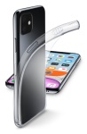 Cellular Line - Cellularline Fine - iPhone 11 Cover in gomma morbida ultra sottile e trasparente Trasparente, Cover, Apple, iPhone 11, 15,5 cm (6.1