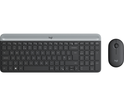 Tastiera e mouse Logitech Kit wireless ultrasottile MK470 920-009196