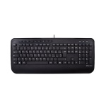 V7 - V7 Tastiera multimediale professionale USB – IT, Standard, USB, Interruttore a chiave a membrana, QWERTY, Nero