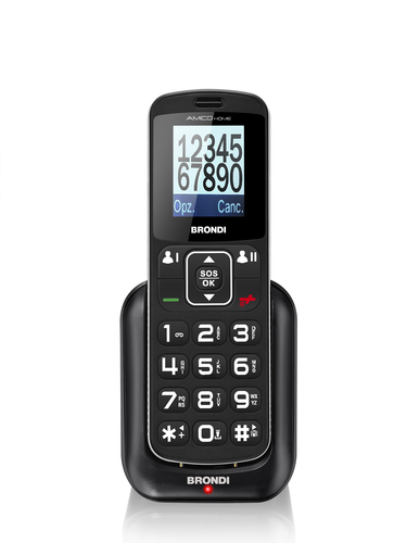 10276070 Brondi Amico Home, Barra, Doppia SIM, 4,5 cm (1.77