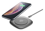 Cellular Line - Cellularline Wireless Fast Charger Easy - Samsung, Apple and other Wireless Smartphones Caricabatterie Wireless 10W Nero, Interno, USB, Carica wireless, 1,6 m, Nero