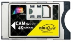 DIGIQUEST - Digiquest Cam Tivùsat 4K Ultra HD, 4K Ultra HD, Nero, Grigio, Giallo