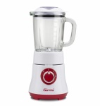 GIRMI - Girmi FR23, Frullatore da tavolo, 0,6 L, Funzione pulsante, 300 W, Rosso, Trasparente, Bianco