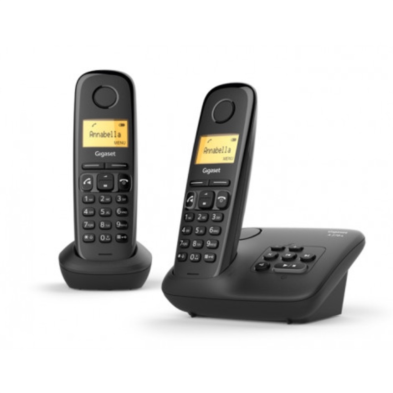 Cordless Gigaset L36852 H2832 K101 A SERIES A270 a Duo Nero Nero