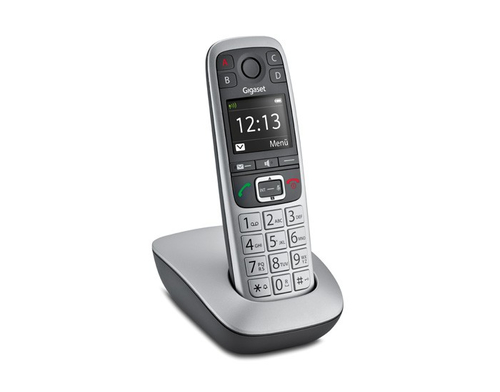 Gigaset E 560 Telefono DECT Identificatore di chiamata Nero, Argento